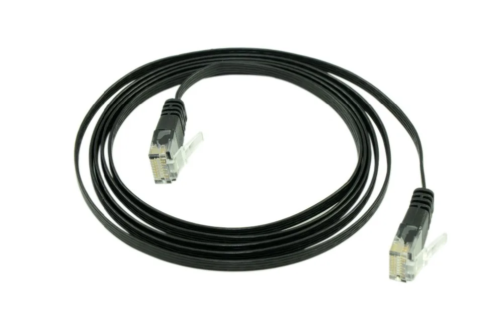 5 шт. оптовая продажа дешевый высокоскоростной сетевой Lan плоский CAT6 RJ45 Интернет