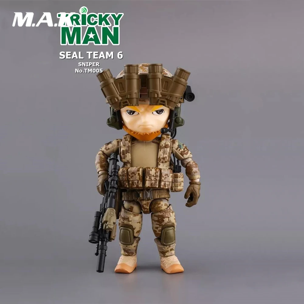 

Коллекционный мини полный набор фигурку 5 "в стиле милитари TRICKYMAN Seal Team 6 третья бомба TM005 Снайпер модель для любителей подарки на день рожден...