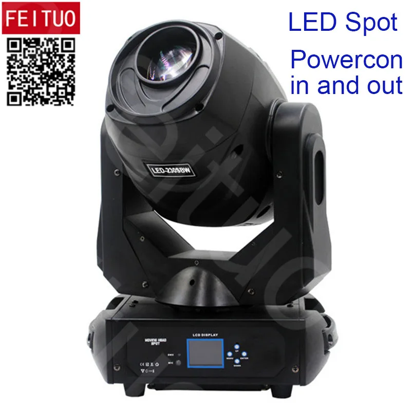 Новое поступление Lyre 230 Вт Led Spot Moving Head Powercon In And Out Gobo Effect Luces DJ DMX Lumiere Disco Bar