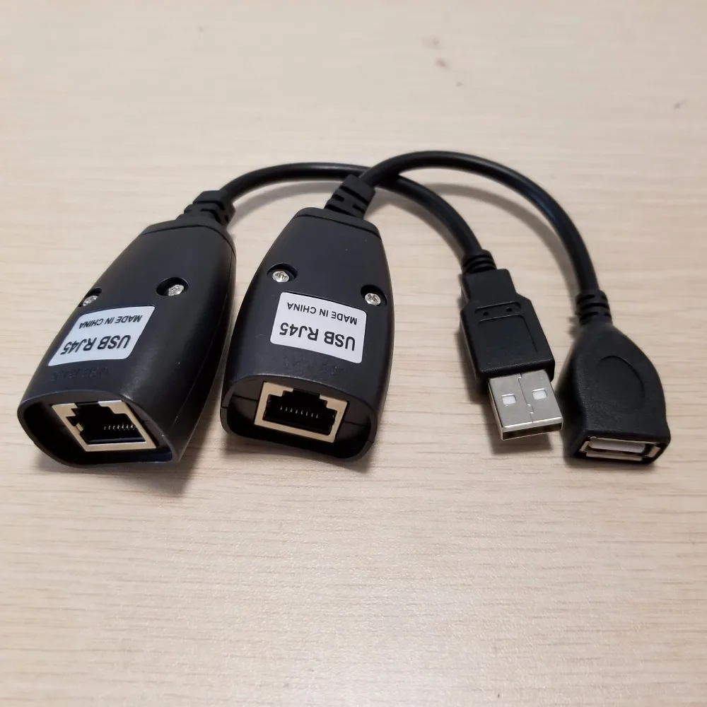 USB A Male & Female к RJ45 RJ 45 Cat5 Cat6 Женский конвертер адаптер удлинитель усилителя для