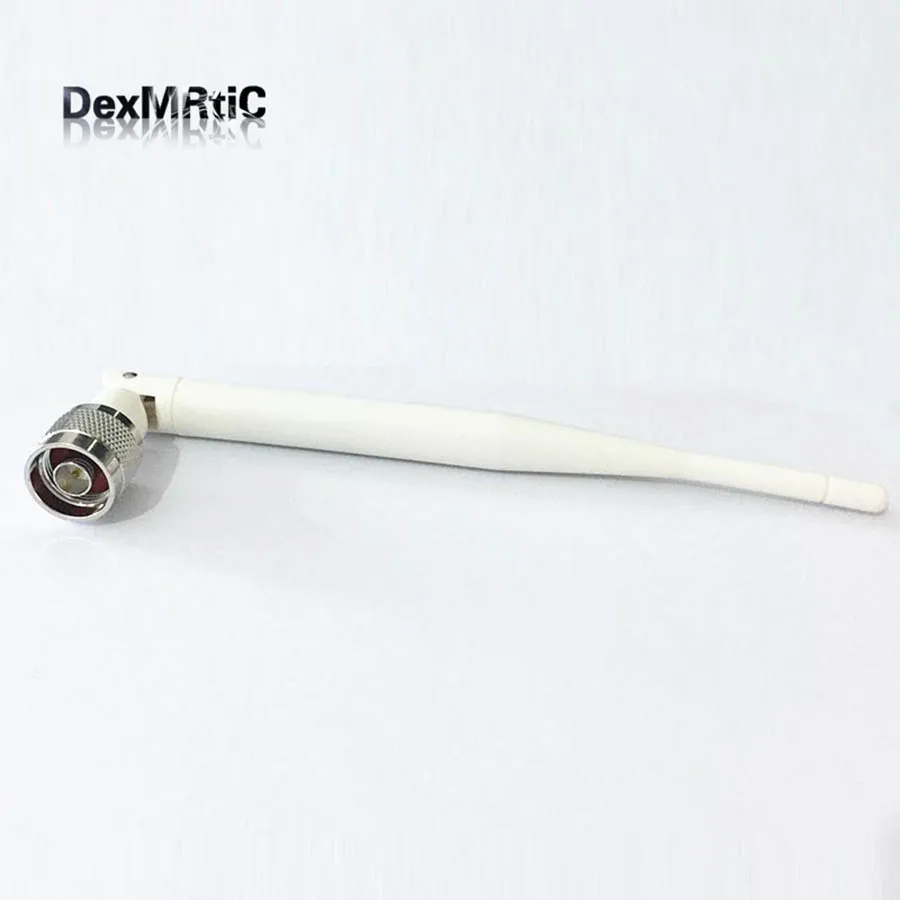 1PC New WIFI Antenna 2.4GHz 5dBi Wireless WLAN aerial White Floding Omni aerial with N male connector