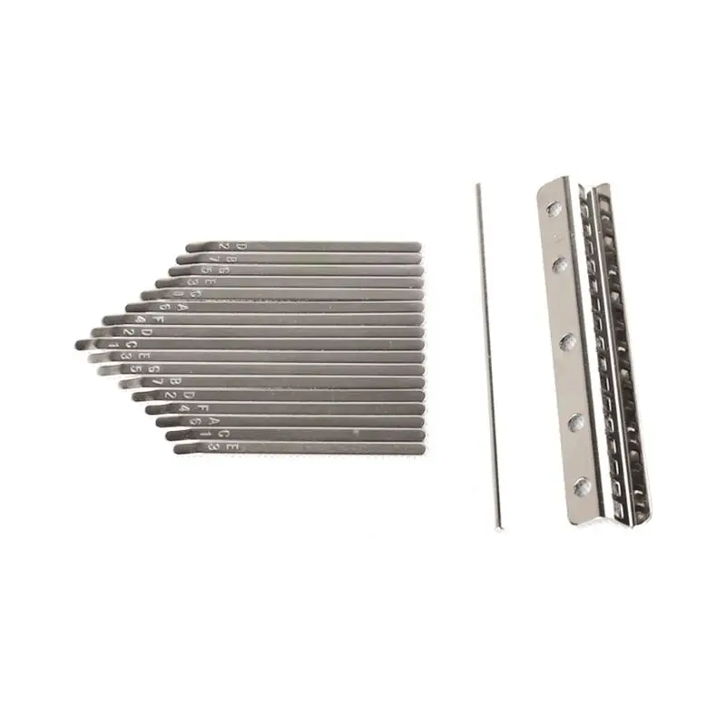 Kalimba 17 клавиш DIY большой палец фортепиано клавиши надпись запасные части (17