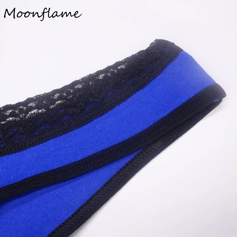 Хлопковые трусики Moonflame 5 шт./лот стринги кружевные женские 87277|Женские трусики| |