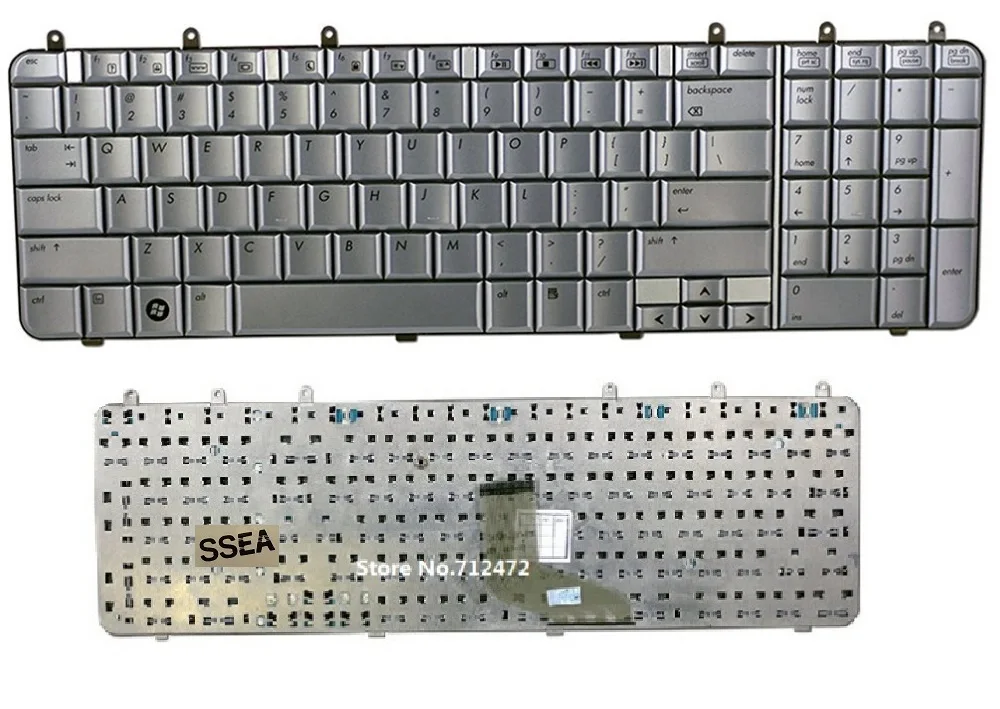 

SSEA New US Keyboard silver for HP Pavilion DV7-1100 dv7-1451nr dv7t-1200 dv7t-1100 dv7t-1000 DV7 DV7-1000 DV7Z-1100 DV7Z-1000