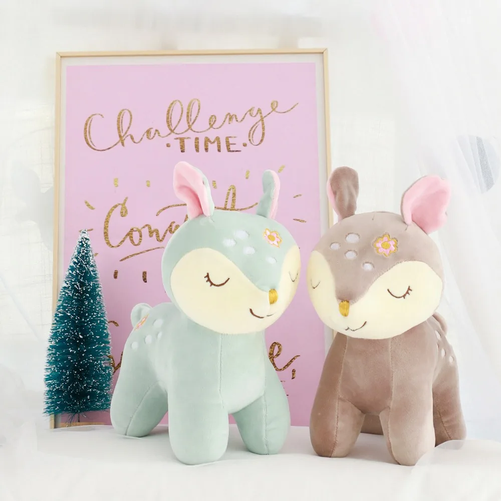 1 шт. 28 см мультяшная Яркая Мягкая игрушечная кукла-животное домашний декор милый