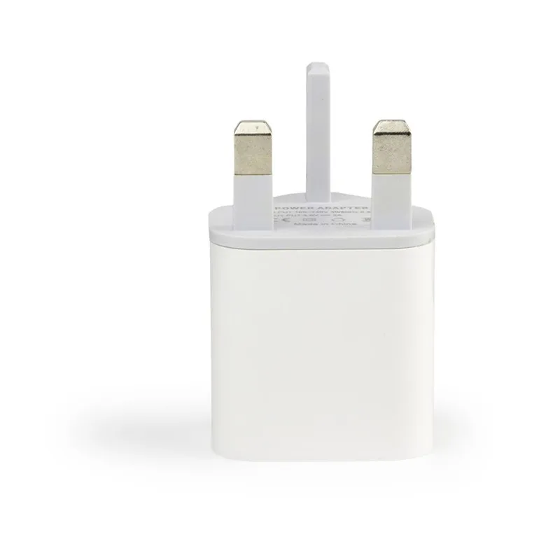 Штепсельная Вилка стандарта Великобритании 5В 2А 2USB Адаптер зарядного устройства
