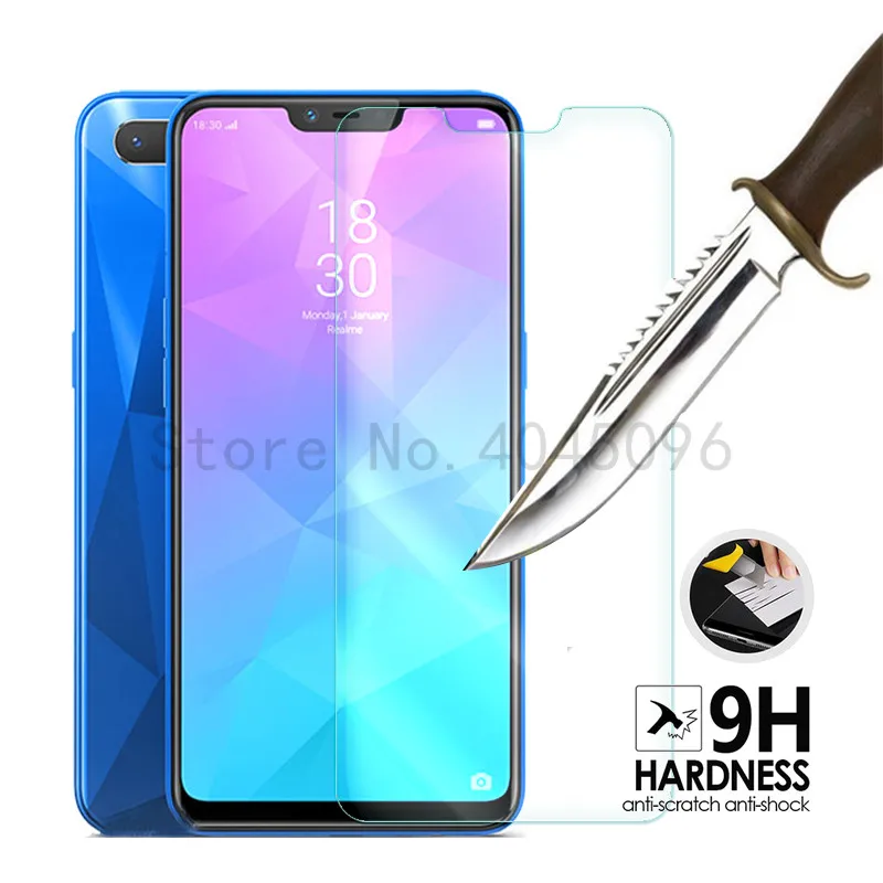 Защитное стекло для oppo realme 2 закаленное Oppo Realme c1 f1s f11 pro a59 a9 a5 a3s защитная пленка