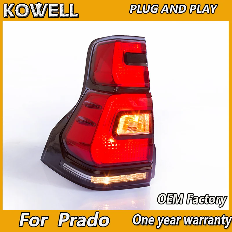KOWELL автомобильного заднего фонаря для LC150 GRJ150 задние фонари LAND CRUISER PRADO 2018
