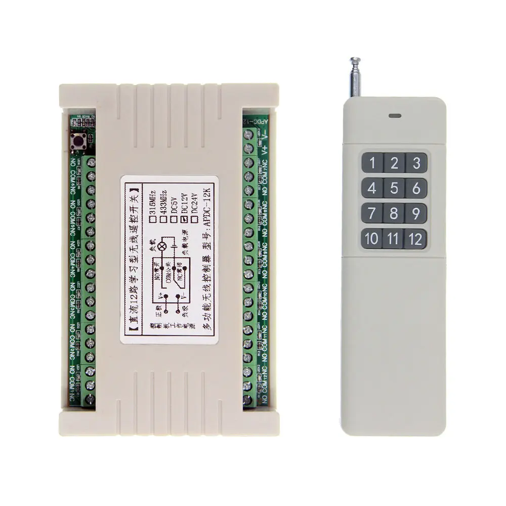 3000 м широкий диапазон высокой мощности 10 А реле постоянного тока 12 В 24 в каналов
