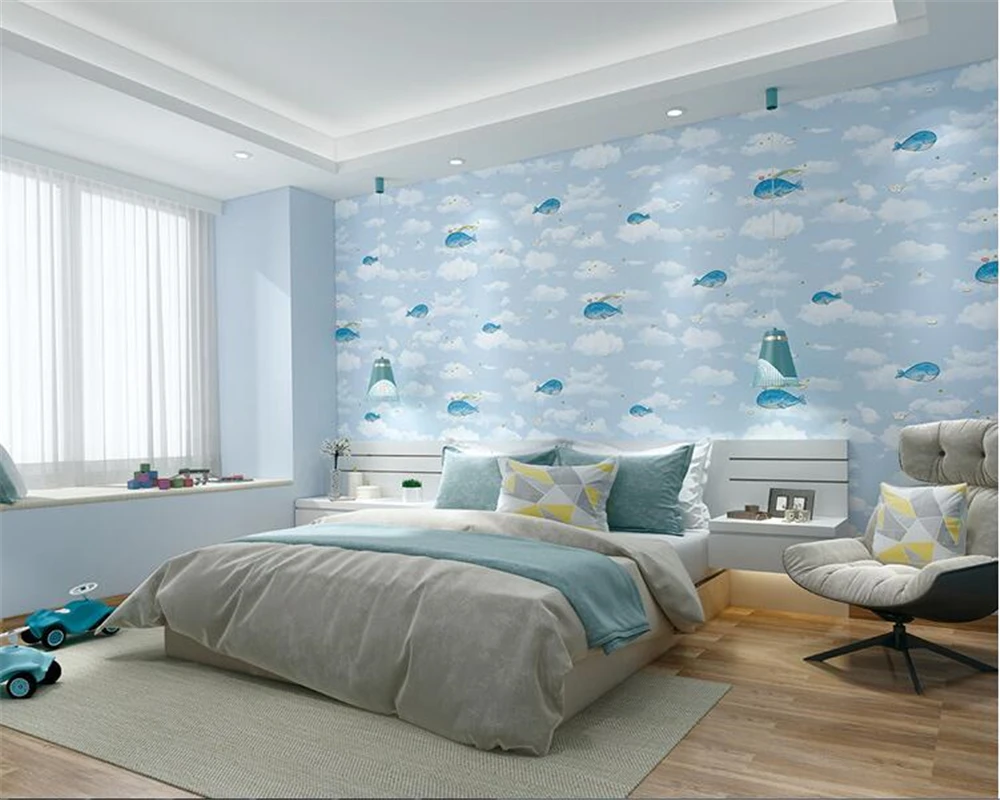 Новый 5D детская комната прессования обои для спальни исследование мальчиков