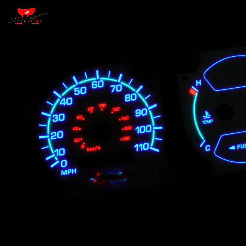 DASH EL свечение датчик для COROLLA 1998 2001 1.3L обратное свечение белого лица синий зеленый освещение 110 MPH No-PRM