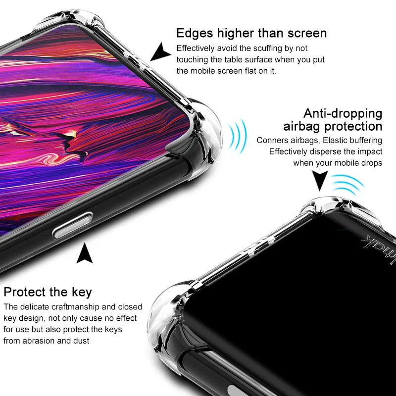 Чехол для zte Nubia X 6,26 ''силиконовый чехол с кристаллами zte Nubia X чехол для телефона Прозрачный матовый чехол для NobiaX zte чехол