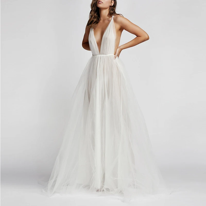 Женское вечернее платье без рукавов Beateen элегантное Сетчатое макси с поясом и