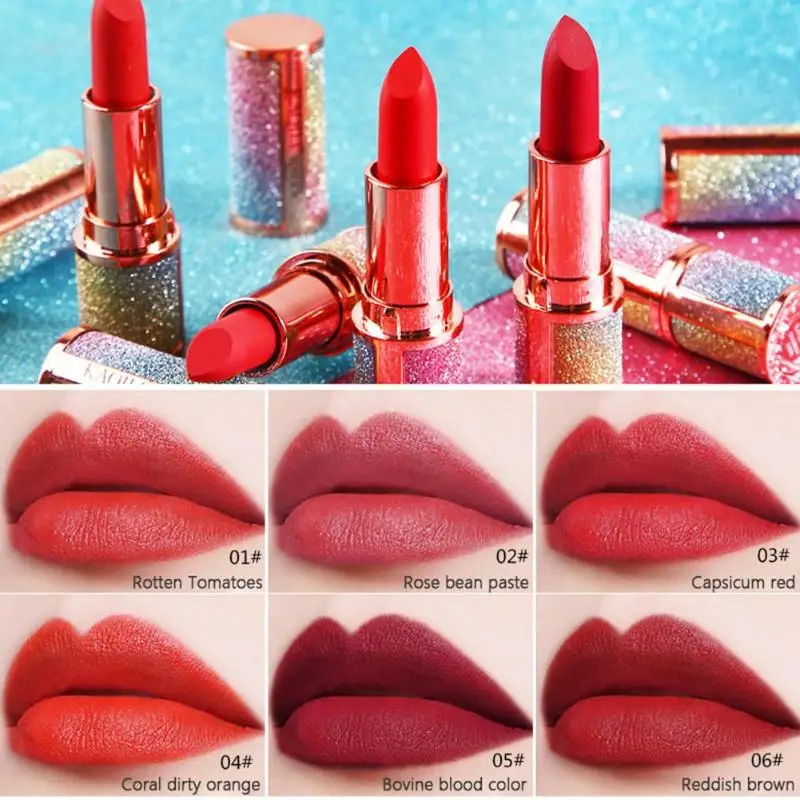 Новые губные помады звездного неба увлажняющие бархатные легко окрашиваются