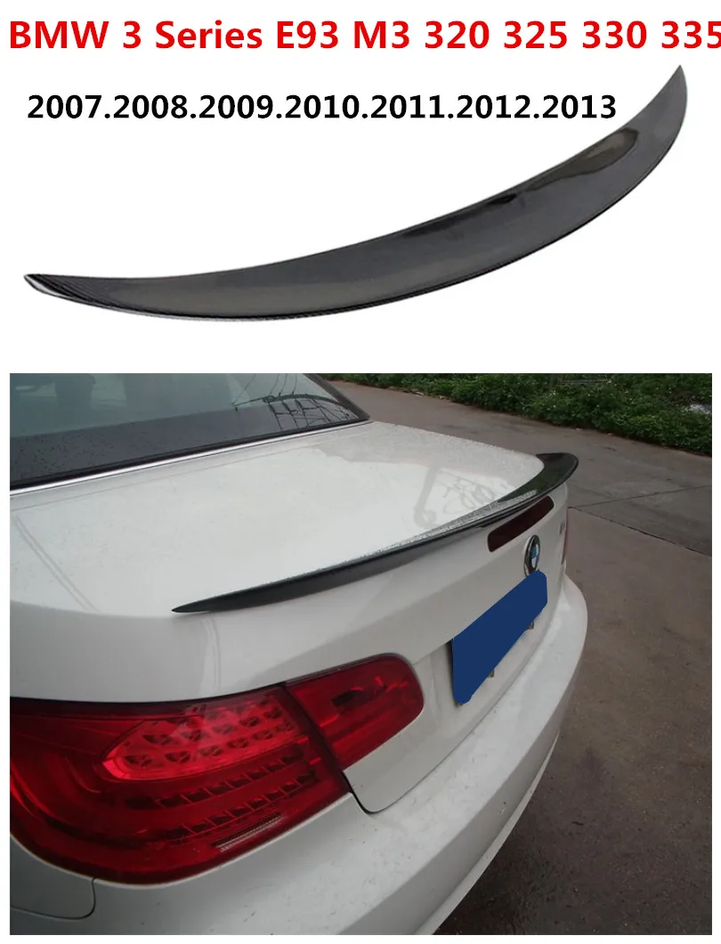 HLONGQT спойлер из углеродного волокна для BMW 3 серии E93 M3 320 325 330 335 2007 2013