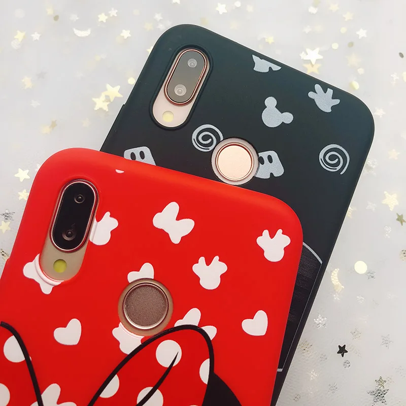 Милый мягкий мультяшный чехол из ТПУ для Huawei P20 P8 P9 P10 P Smart Plus Mate 10 20 lite Mini Pro Honor 7A 7C 8X