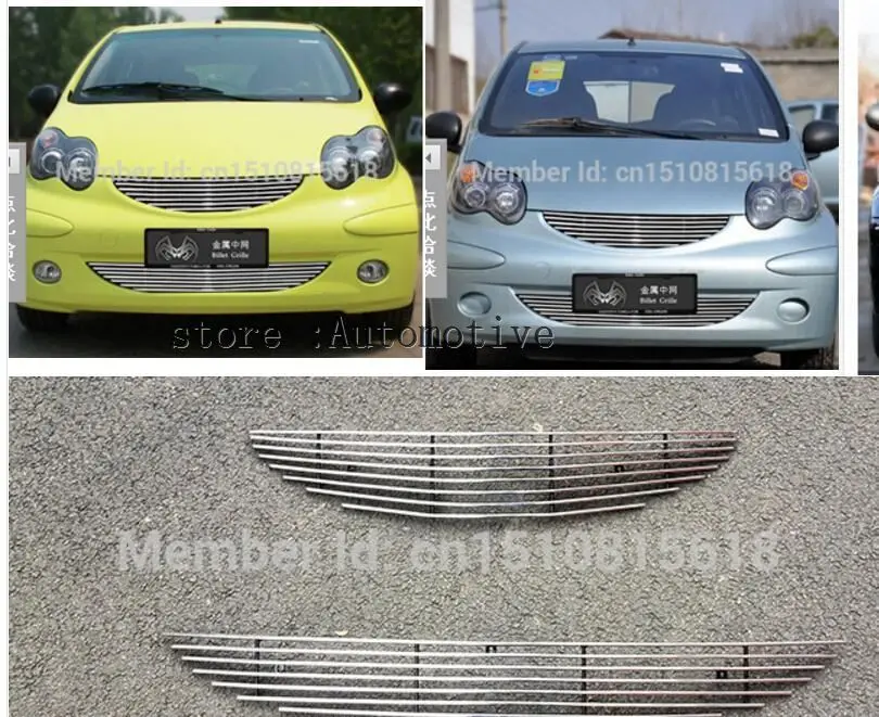 2008-2013 for BYD F0 Quality Stainless steel Car front bumper Mesh Grille Around Trim Racing Grills | Автомобили и мотоциклы