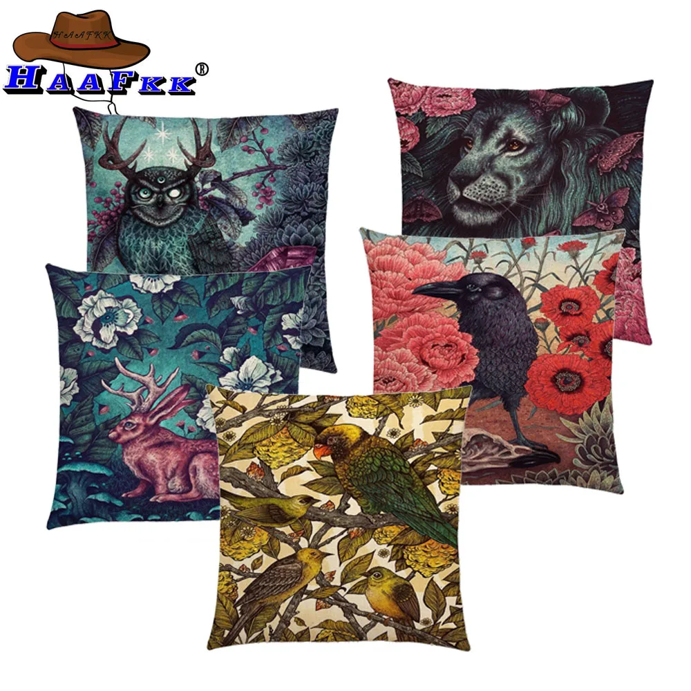 Темный волшебный цветок птицы Augury три глаза Ворон стимпанк Колибри Ночная