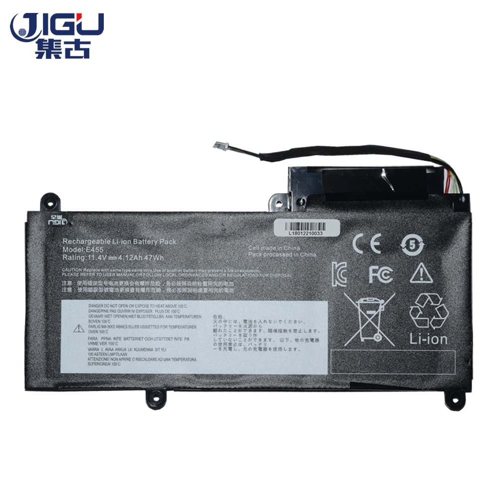 JIGU 3 ячейки батареи 45N1752 45N1753 45N1754 45N1755 45N1756 45N1757 для LENOVO ThinkPad E450 E450C E455 E460|lenovo e450