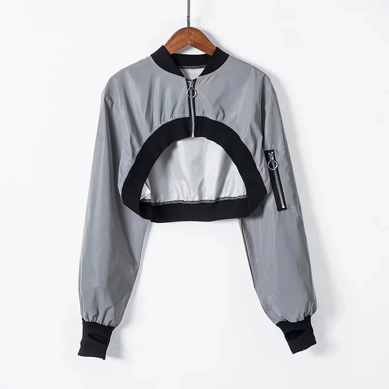 Женская Светоотражающая укороченная куртка Arc Hem Crop Jacket|Женские куртки| |
