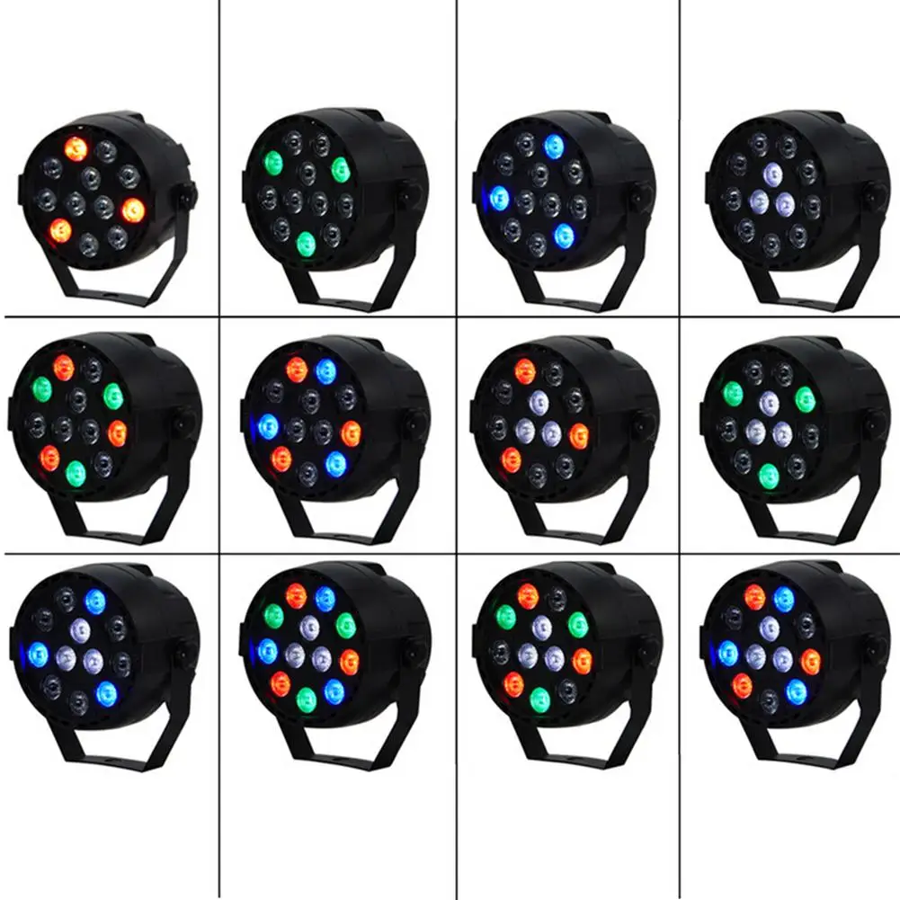 LED Par 12x3W RGBW сценический свет с DMX512 для дискотеки DJ проектор машина вечеринки