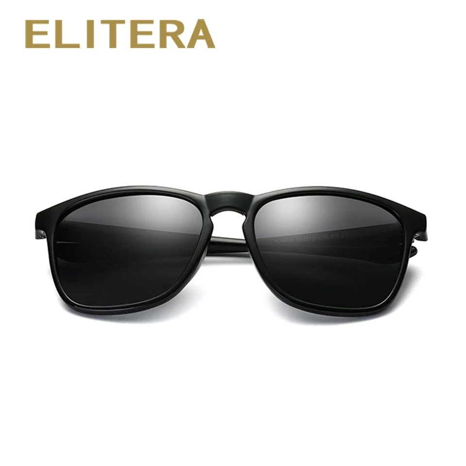 Мужские и женские Квадратные Солнцезащитные очки ELITERA винтажные поляризационные