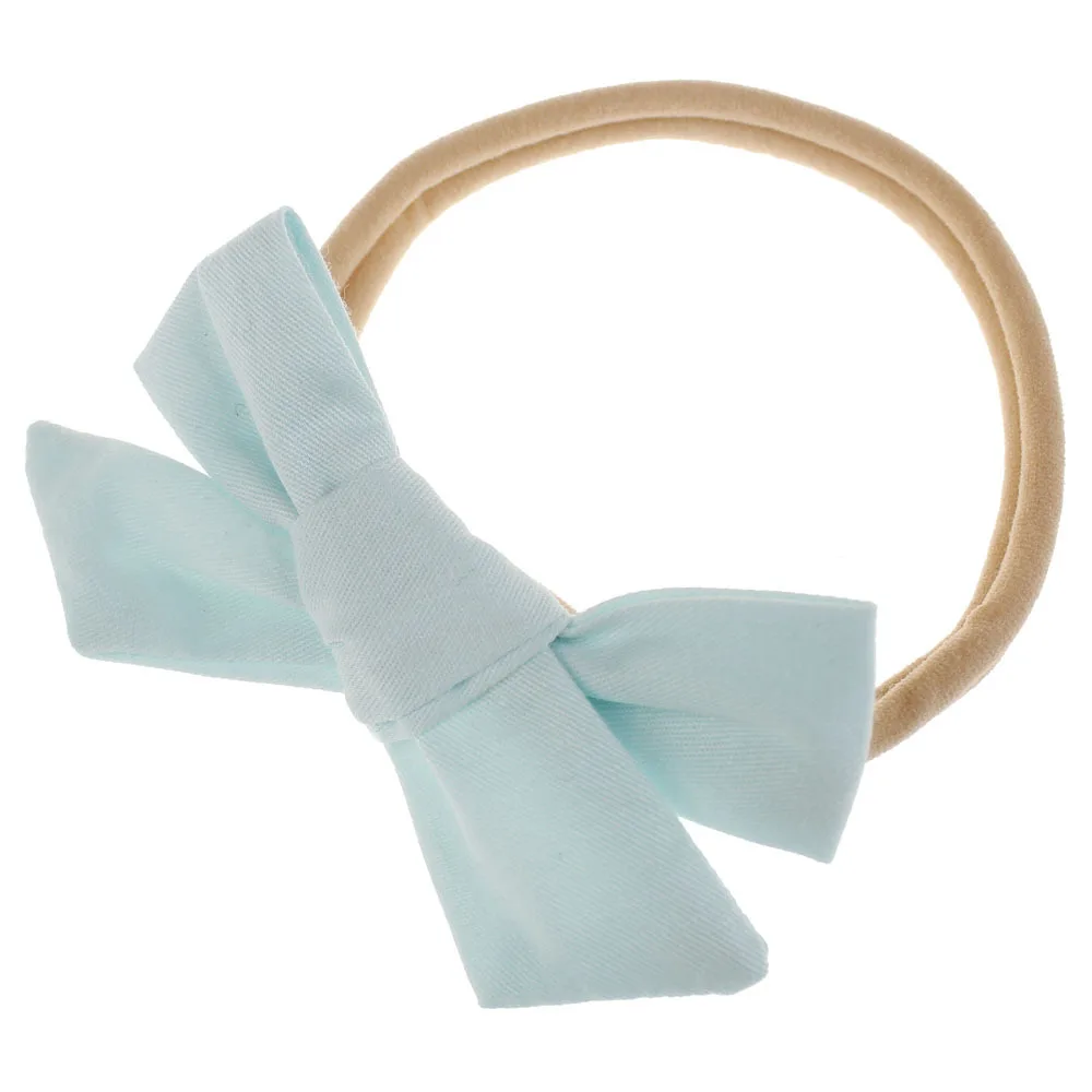 1 шт. нейлоновая повязка на голову для девочек Эластичная головная с бантиком
