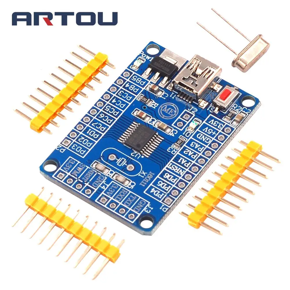 Плата разработки STM8S обучающая плата маленькая системная STM8S003F3P6 | Электронные