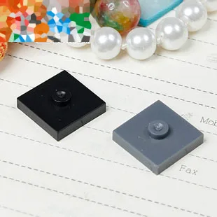 Элементы, детали из кирпича, 87580 пластина, Модифицированная, 2x2 с канавкой и 1 Шпилька, Классическая деталь, строительный блок, игрушка, аксессуар, бриклинк, № 516