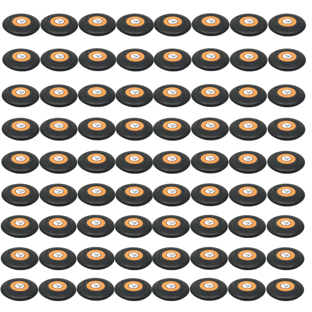 

JINGLE BELLS 72PCS transmitter call button pager 433.92mhz wireless guest calling systems for restaurant waiter call button