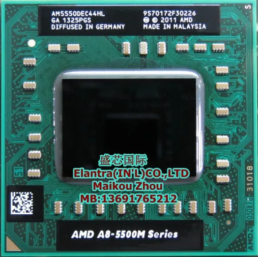 Процессор AMD для ноутбука A8 5500M разъем FS1 Кэш память 4M 2 1 ГГц | Процессоры -32820910405