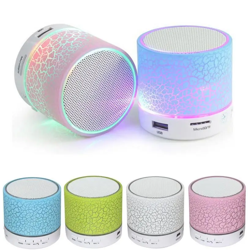 Led Портативный Мини Bluetooth динамик s беспроводной Hands Free динамик с Tf Usb Fm микрофон Blutooth музыка для мобильного телефона Iphone 6 7 S