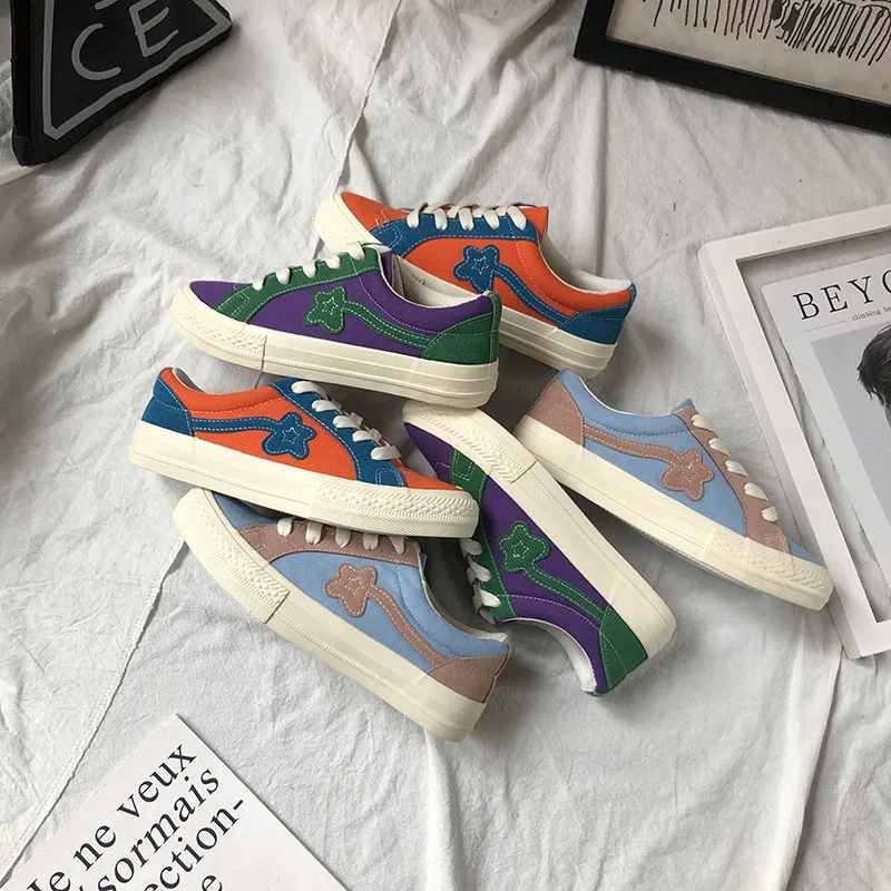 Las mujeres zapatos casuales цветные mezclados de Mujer Zapatillas deporte moda Tenis femenino De|Женские кроссовки и