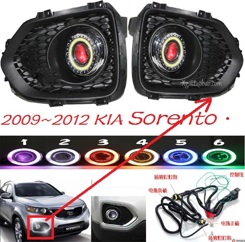 Sorento противотуманная фара 2009 ~ 2012 Бесплатная доставка! дневной свет 2 шт./компл. +