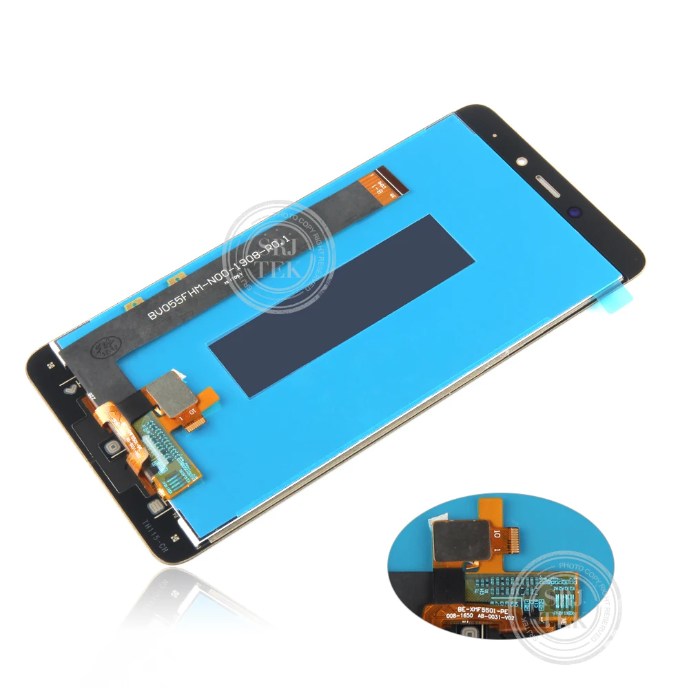 Оригинальный дисплей 5 дюйма для XIAOMI Redmi Note 4 ЖК с сенсорным экраном и дигитайзером