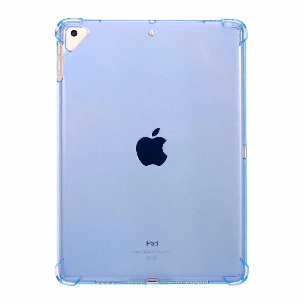 Чехол для iPad Pro 11 дюймов 2018 мягкий прозрачный чехол противоударный угловой