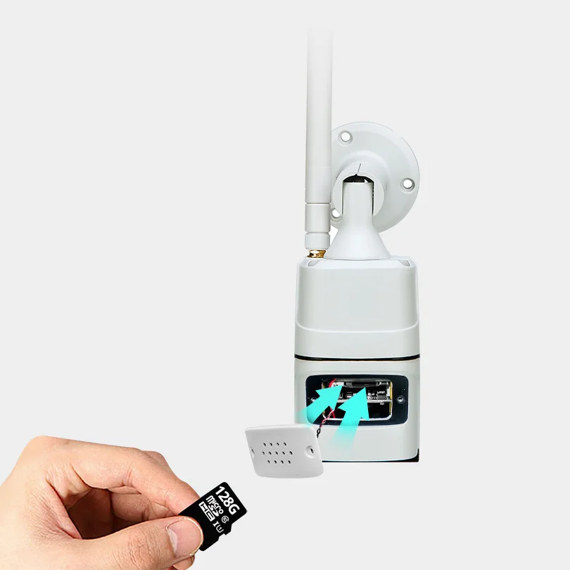 Wheezan CCTV камера безопасности WiFi 4MP HD видеонаблюдение беспроводная камера 1440P аудио домашний открытый ночное видение IP Cam