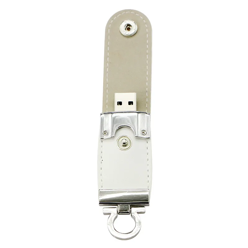 USB флеш-накопитель 256 Гб металлический брелок с кожаной ручкой 64 ГБ 32 ГБ 8 ГБ USB 2,0 бизнес Usb флеш-накопитель 128 ГБ флеш-накопитель карта памяти