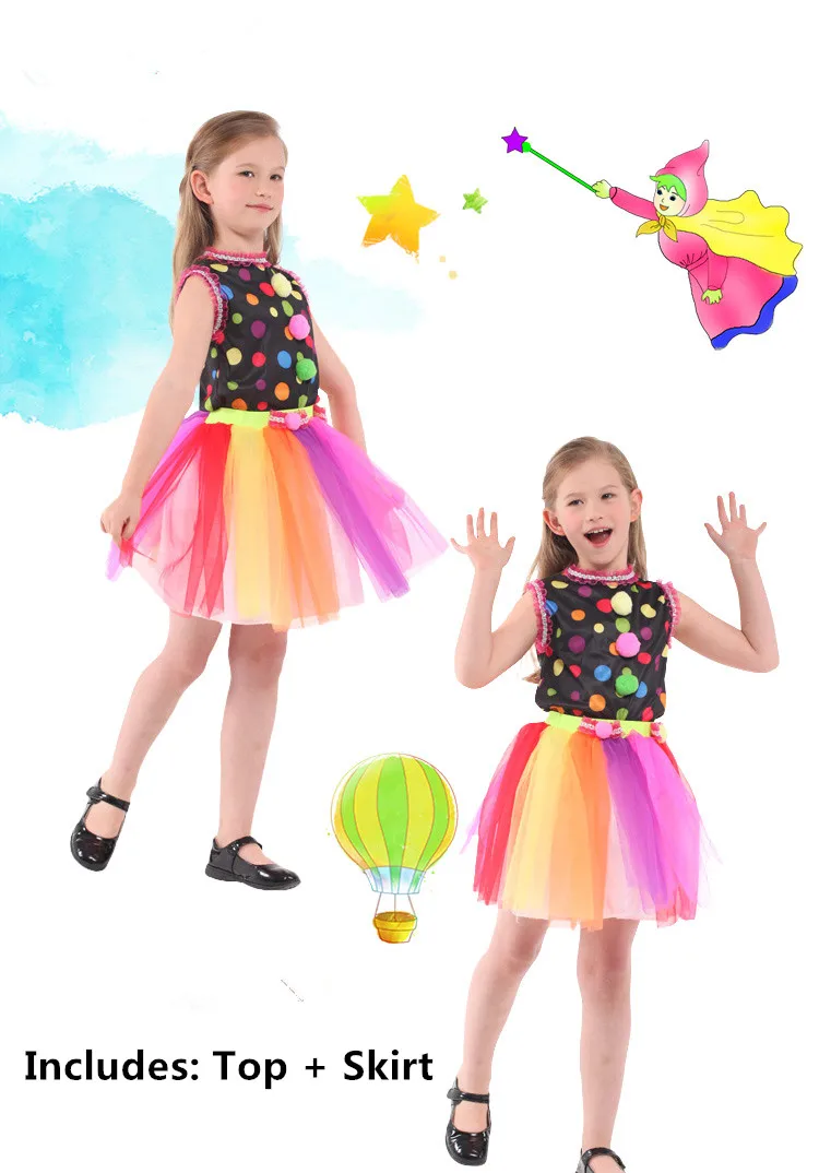 Костюм для Хэллоуина костюм цирка клоуна девочек мальчиков|clown costume|halloween costumeparty