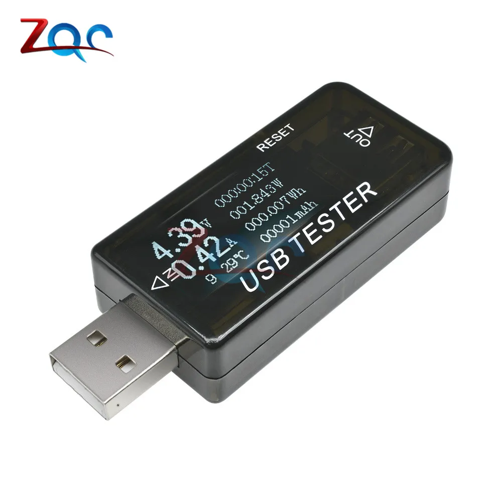 8 в 1 QC2.0 QC3.0 4-30 в USB Вольтметр Амперметр Электропитание емкость напряжение измеритель тока USB Тестер монитор