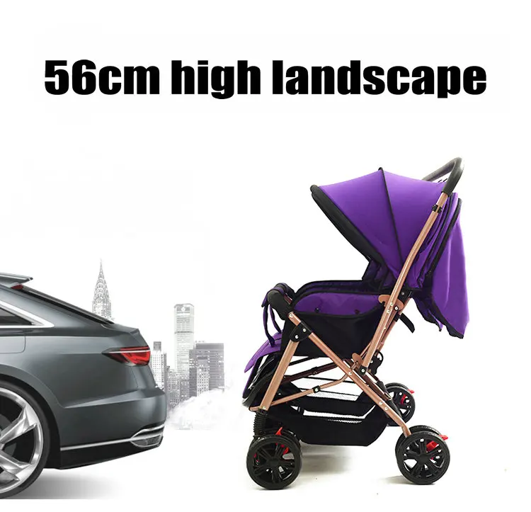56 см highlanscape twins коляска, карбоновая стальная рама twins коляска бок о бок, 2 способа толчок детская коляска с москитной сеткой