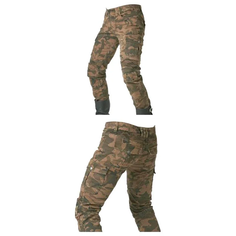 Мотоциклетные штаны TKOSM Riding UBS06 Tribe мужские и женские джинсы защитные летние