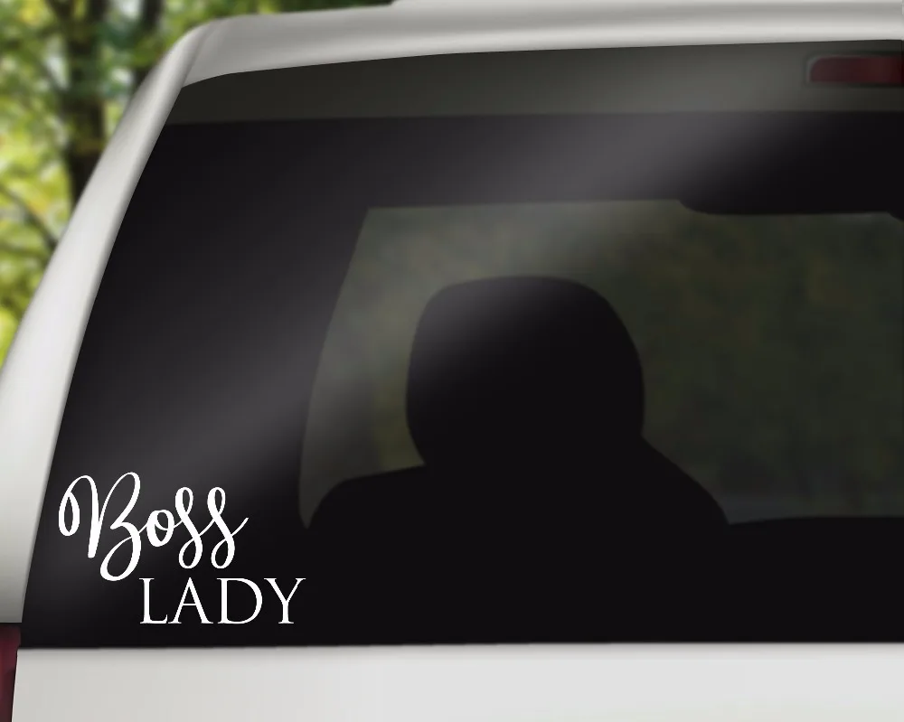 Виниловая наклейка для АВТОМОБИЛЯ Boss Lady Высококачественная Наклейка на окно