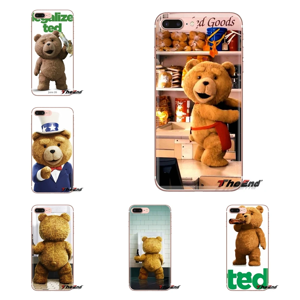 Для Xiaomi Redmi 4A S2 Note 3 3S 4 4X 5 Plus 6 7 6A Pro Pocophone F1 мягкие прозрачные чехлы Ted Bear фильм Тед Kiss