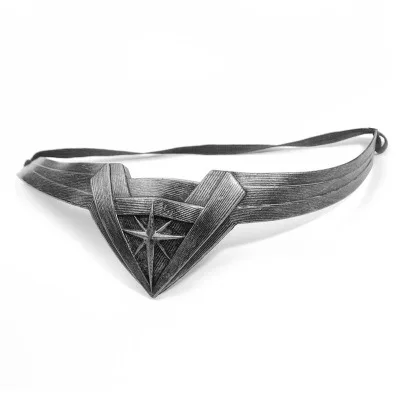 Silver headband Чудо-Женщина Косплей головной убор повязка на голову головная повязка чудо-женщина Лига Справедливости фильм вокруг запястья оружие - Цвет: Silver headband