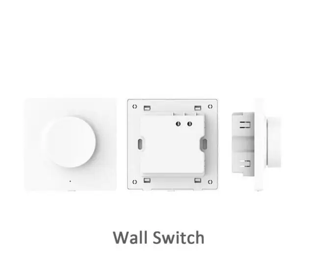 Wall switch Xiaomi Yee светильник с ручкой переключатель диммер беспроводной переключатель настенный светильник с пультом дистанционного управления - Цвет: Wall switch