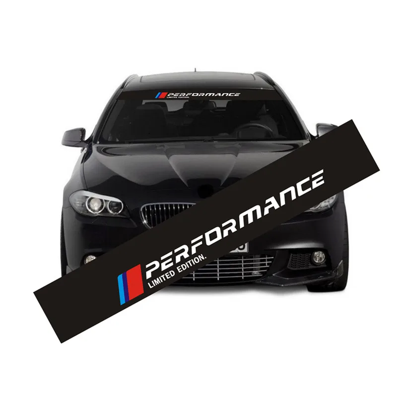 1 шт. новая наклейка на лобовое стекло автомобиля M performance для BMW E30 E36 E60 E46 E90 E71 E87 F30