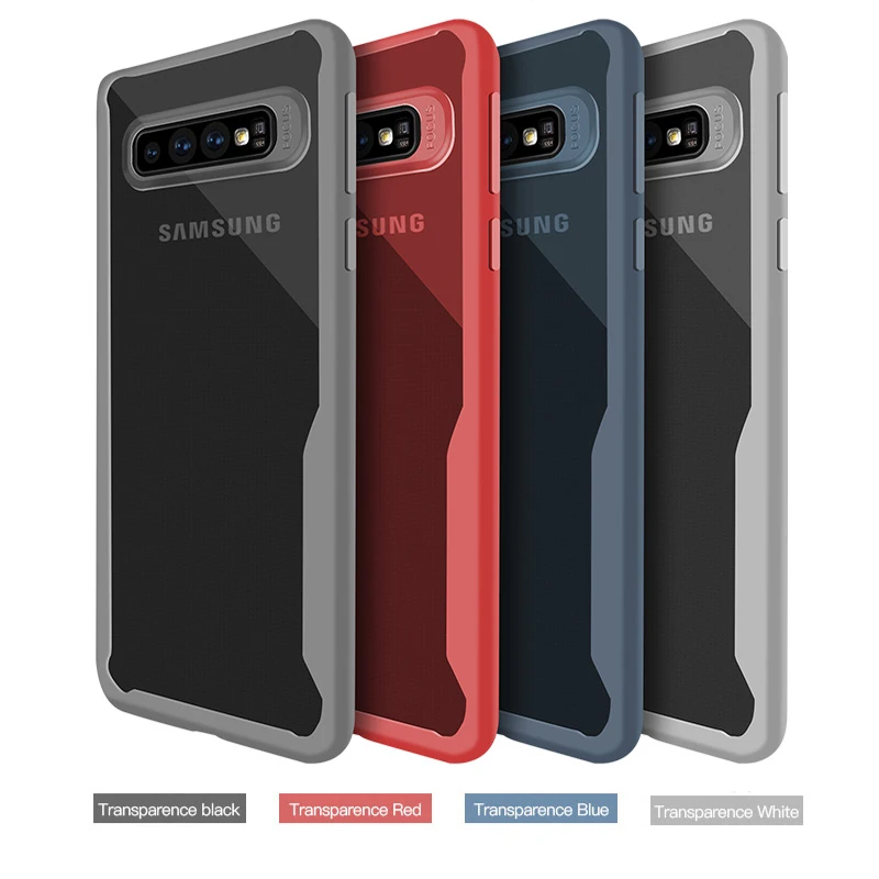Противоударный прозрачный силиконовый чехол для Samsung S10 Plus S7 Edge S9 S8 Note 8 9 J3 J4 J6 J7 J8 A8