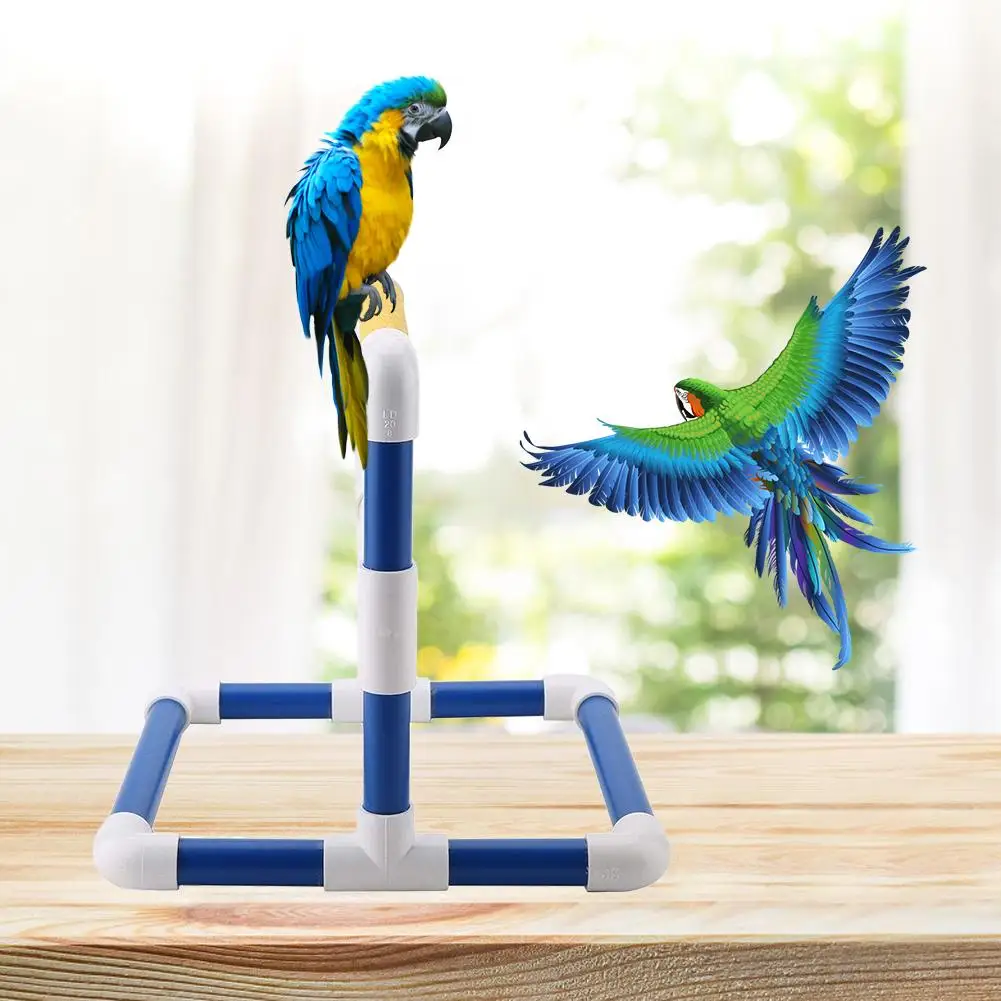 Pet Попугай Птицы игрушки жердочка для птиц птица обучение душ подставка купания