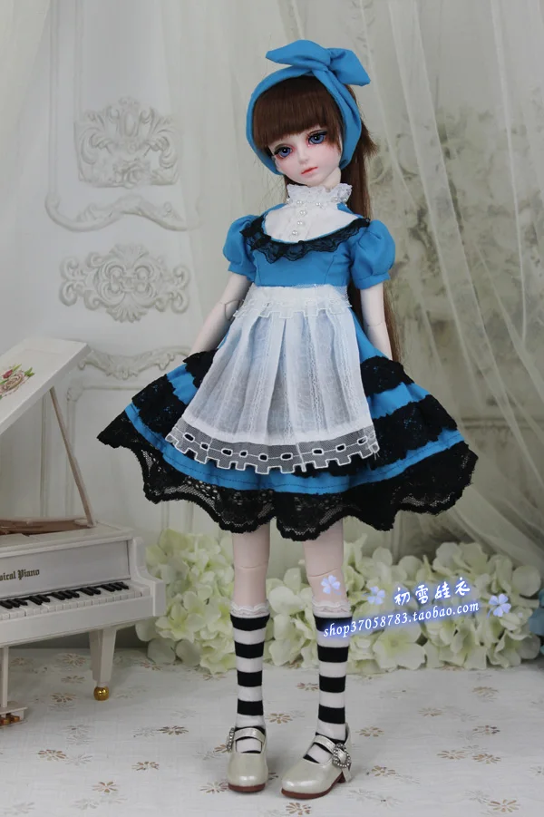 Платье горничной для 1/3 1/4 BJD SD куклы Одежда девочек|Куклы| |